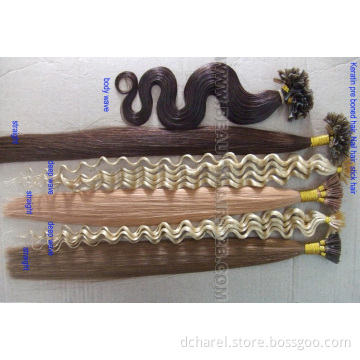 High Quality Keratin 20 Inch Stick I Tip Hair Extension